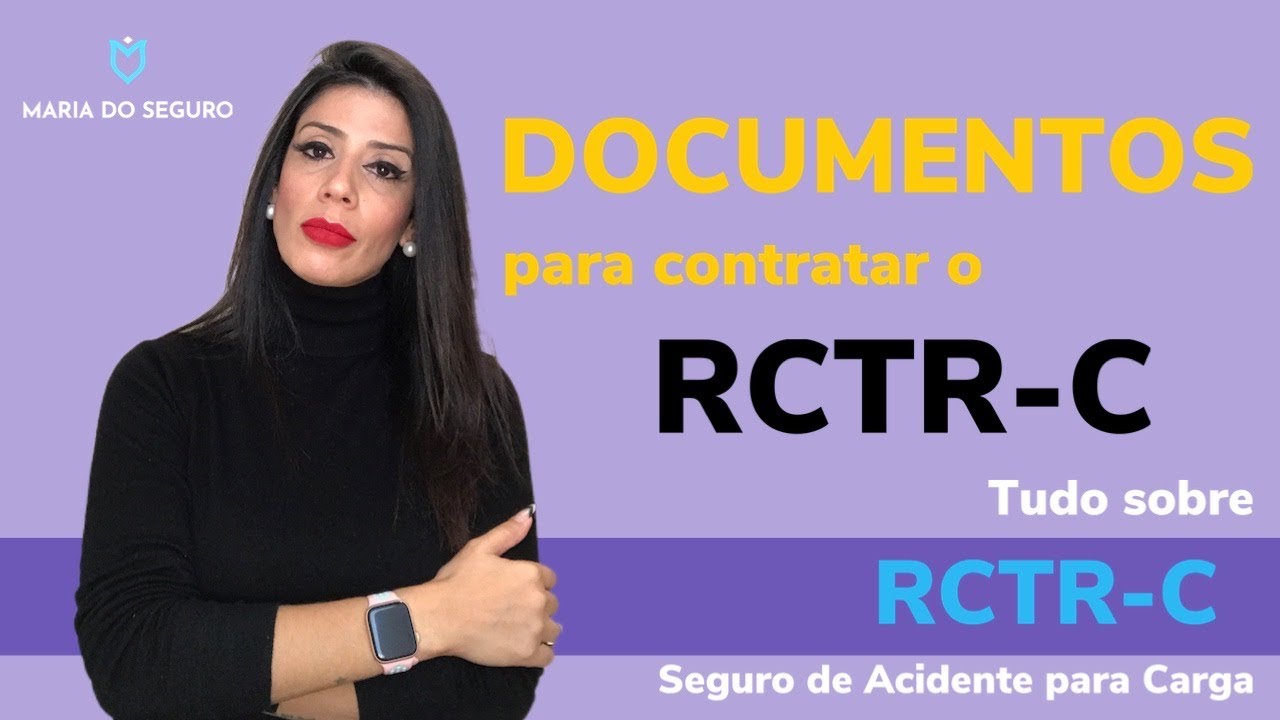 DOCUMENTOS para contratar o RCTR-C