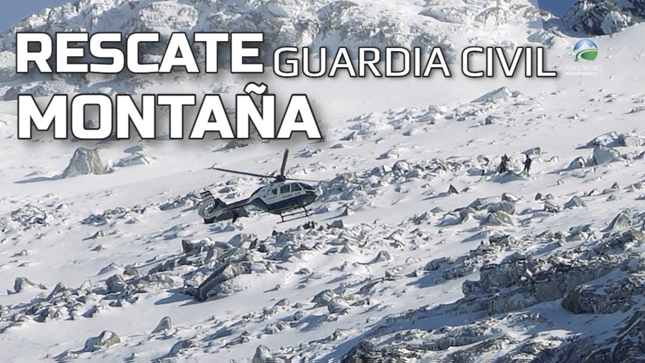 RESCATE en MONTAÑA GUARDIA CIVIL - PEÑALARA - SIERRA DE GUADARRAMA - SEGOVIA