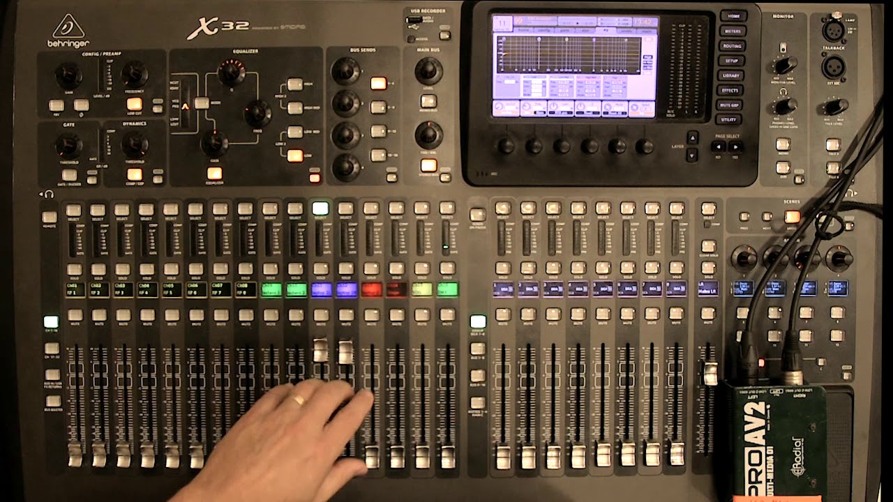 07 laptop audio thru a DI