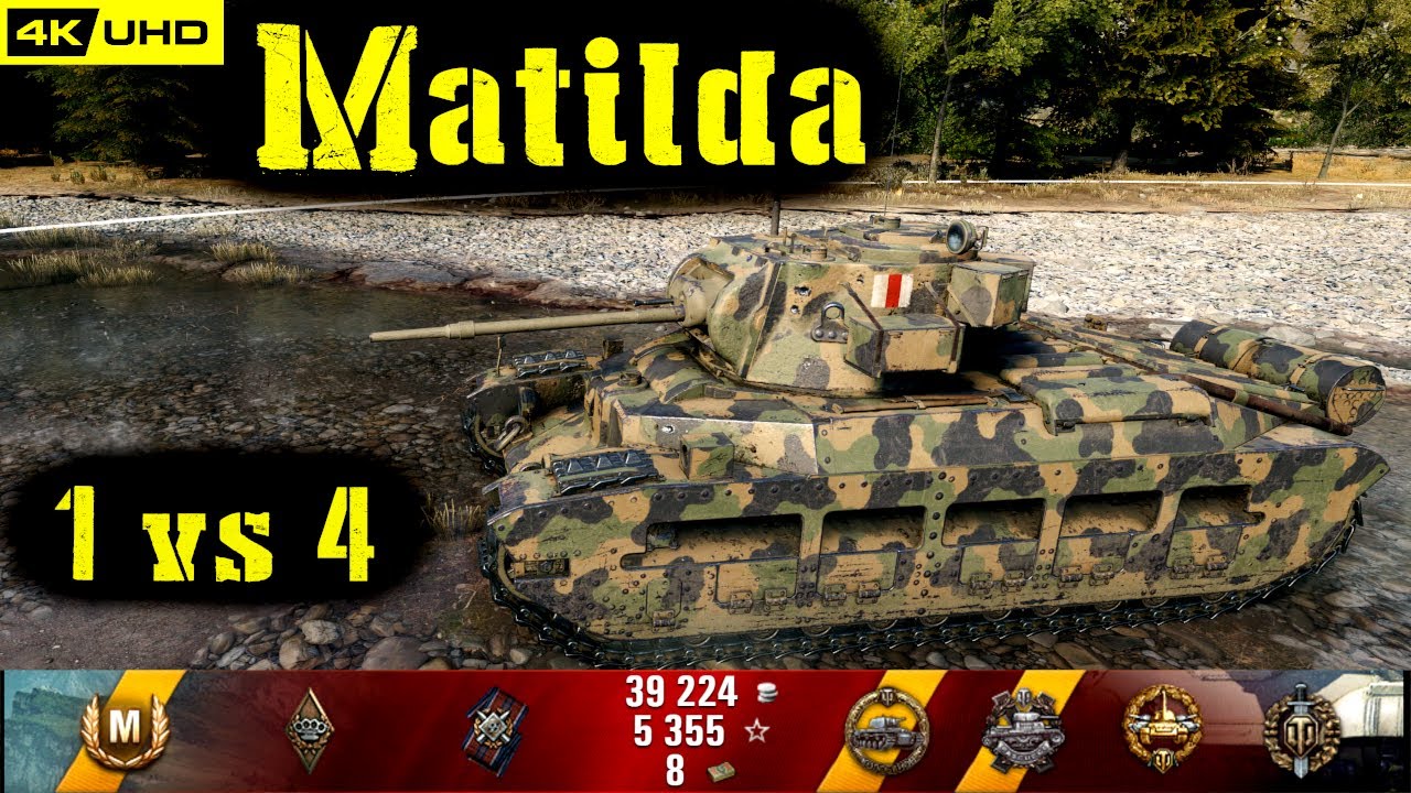 World of Tanks Matilda Replay - 11 Kills 1.9K DMG(Patch 1.6.1)