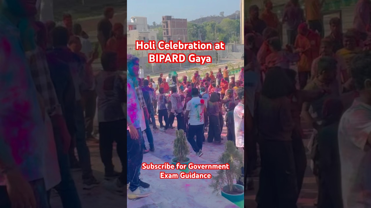 #Holi at BIPARD#BPSC#Holi#Festival#Fun#Officer#Bihar#Bihari#viralvideos 🥰