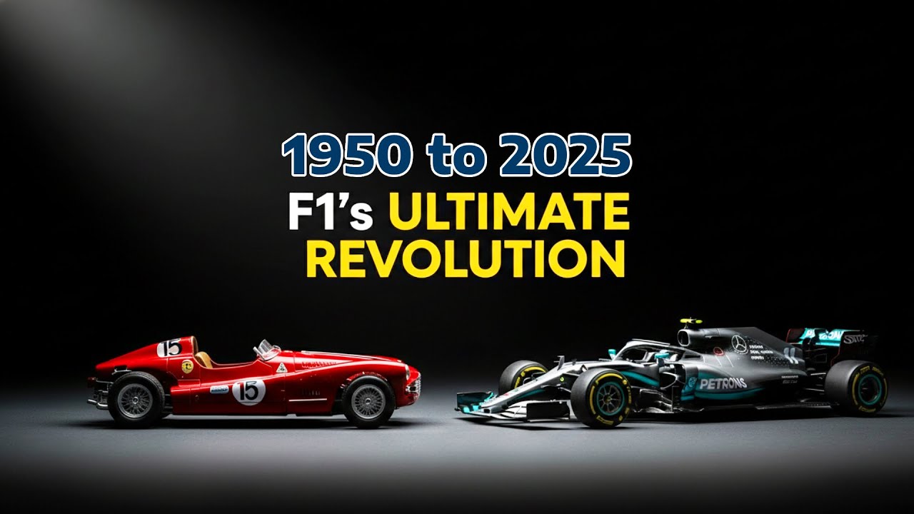The Evolution of Formula 1 Cars: A Technical History from 1950 to 2024