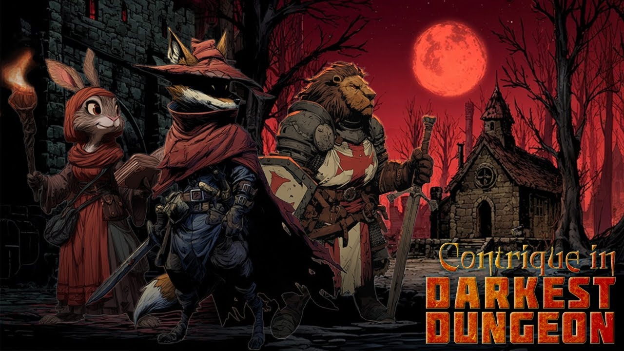 Darkest Dungeon первое знакомство, сложность максимальная