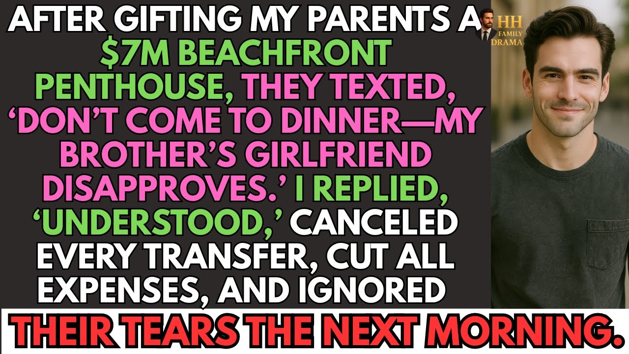 I Bought My Parents A Luxury Penthouse… They Told Me Not To Come To Dinner