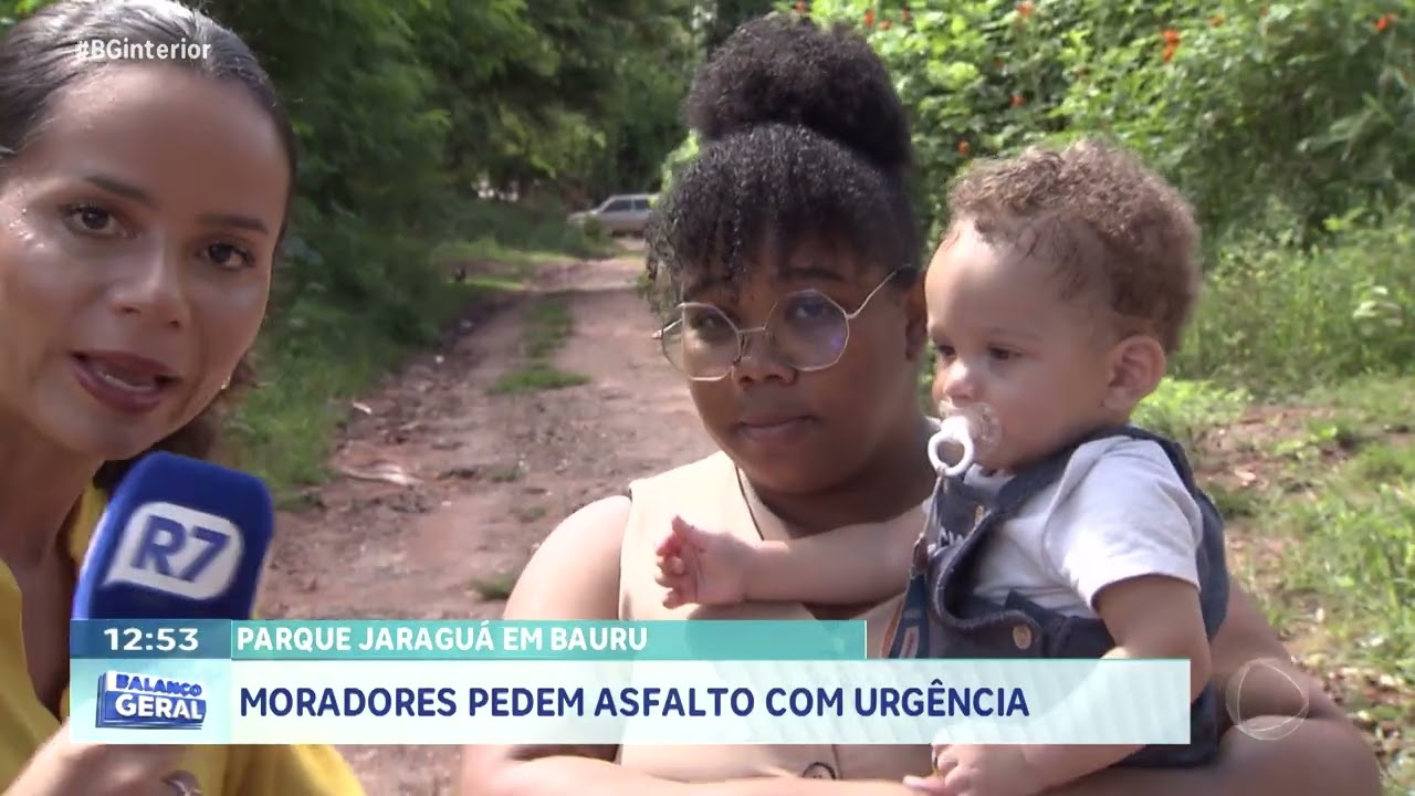 Parque Jaraguá em Bauru: moradores pedem asfalto com urgência