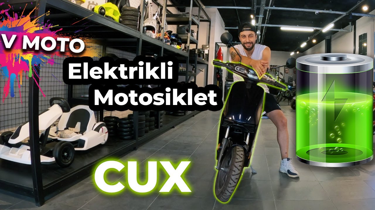 V Moto CUX Elektrikli Motosiklet İnceleme | Test Sürüşü