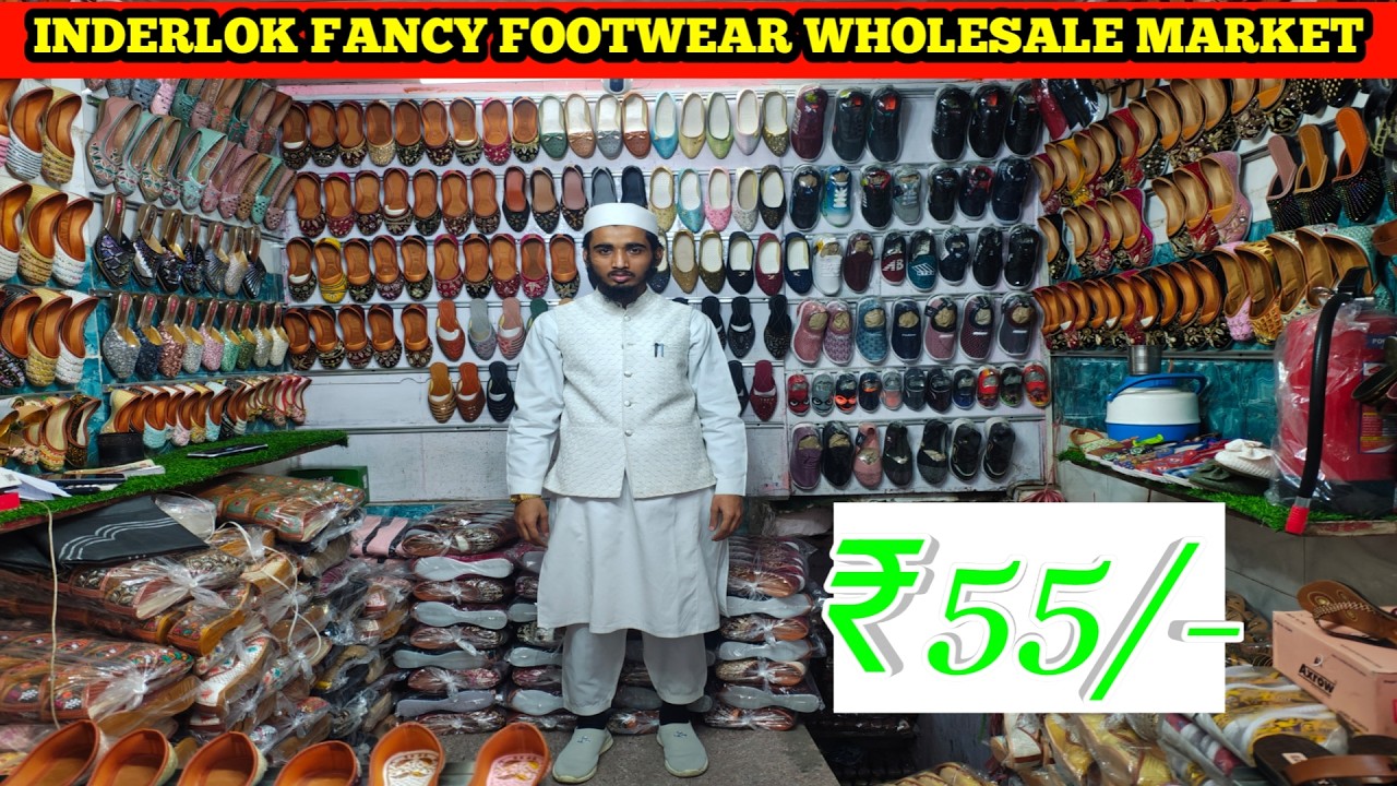 Fancy Chappal Market in Delhi / Inderlok Footwear Wholesale Market in Delhi |Inderlok Slipper Sandal