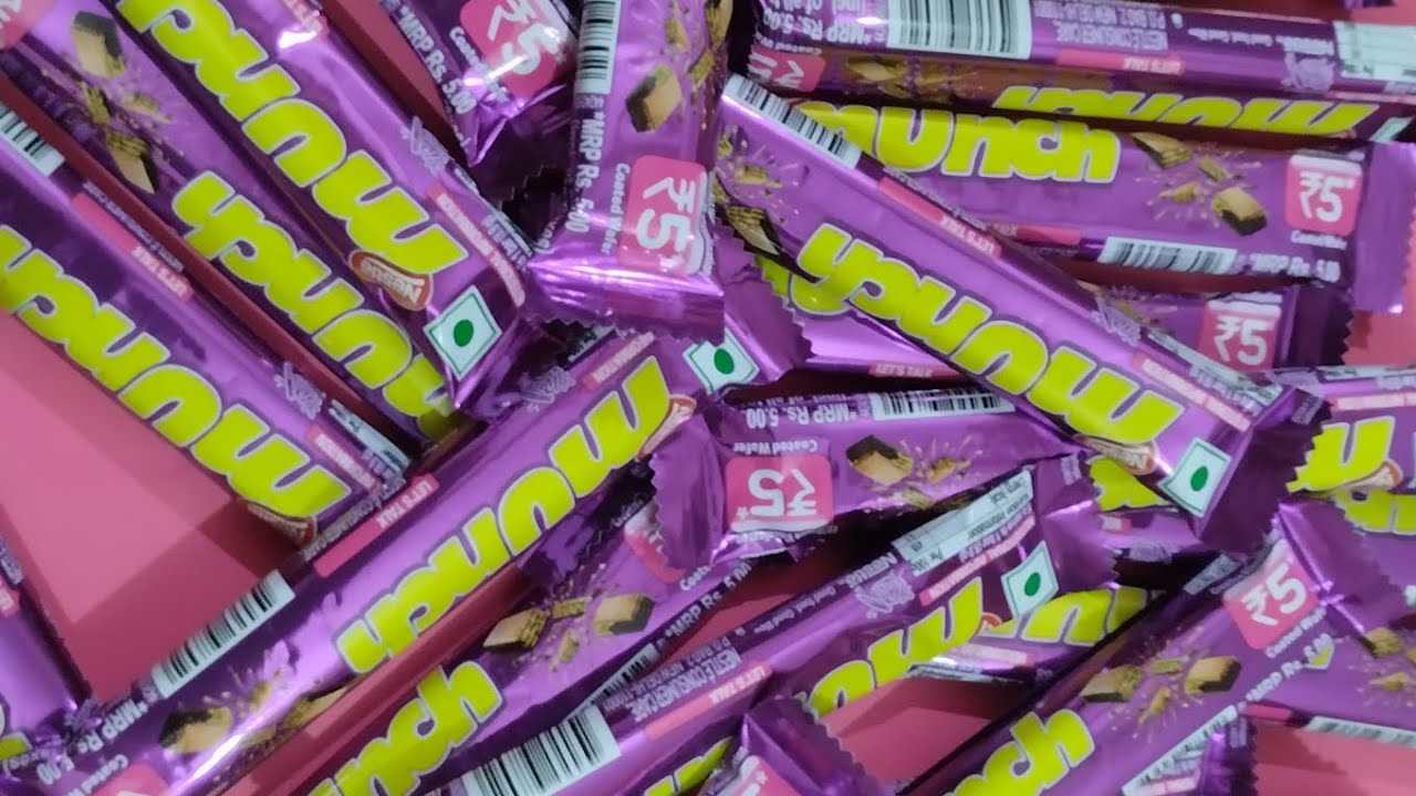 5 Rs Munch chocolate Unboxing Full Video 2023. Chocolate Unboxing
