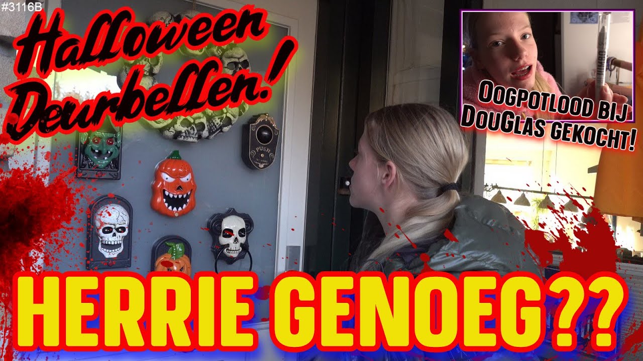 Na SHOPPEN in de STAD, thuis alles voor HALLOWEEN versieren. Is het allemaal ENG GENOEG?  #3116B