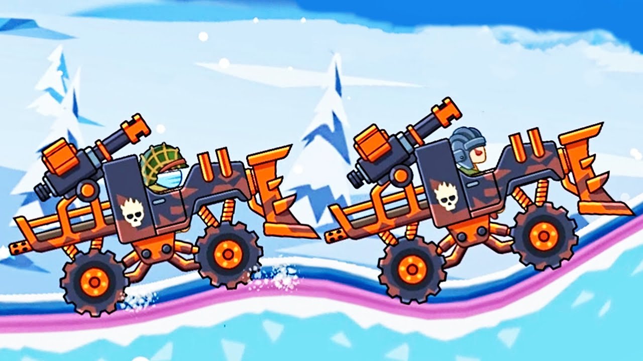 2VS2 TANK DUNE BEST BATTLES - Hills of Steel Gameplay Android, iOS