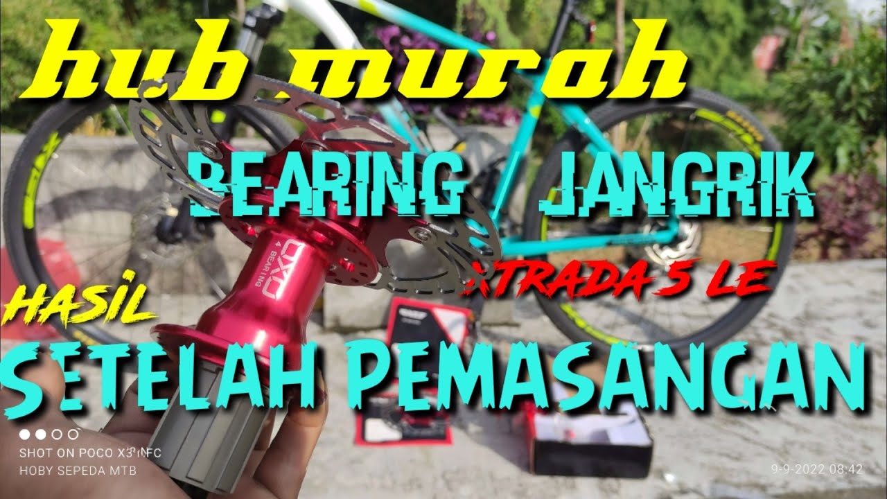 hub oxo bearing di pasang ke Polygon xtrada 5 le