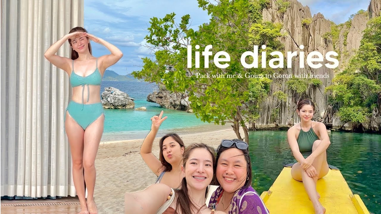 LIFE DIARIES: Pack with Me & Going to Coron with friends 👙🏝️⎜Tin Aguilar
