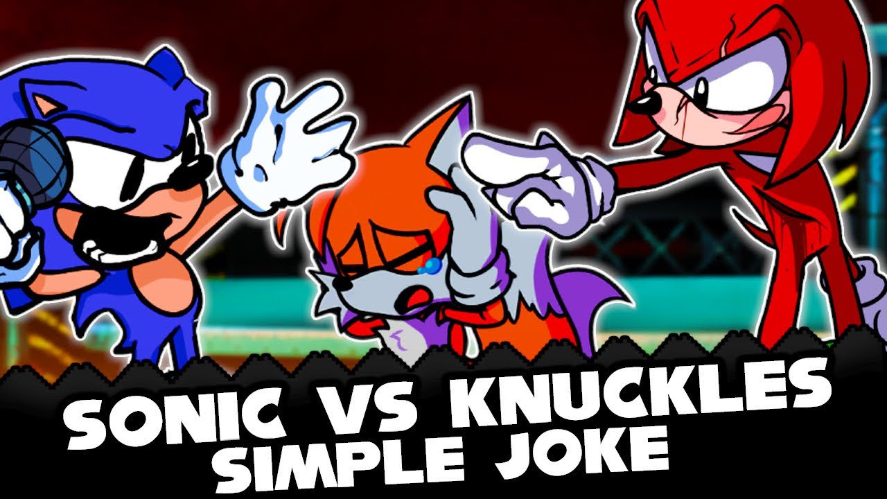 FNF | Sonic Vs Knuckles | Oh God No - Mario's Madness V2 | Mods/Cover/Gameplay |