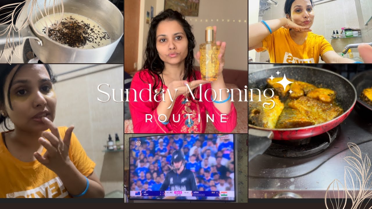 sunday Vlog 🌞☀️getting ready,making breakfast,lunch,night skin care!