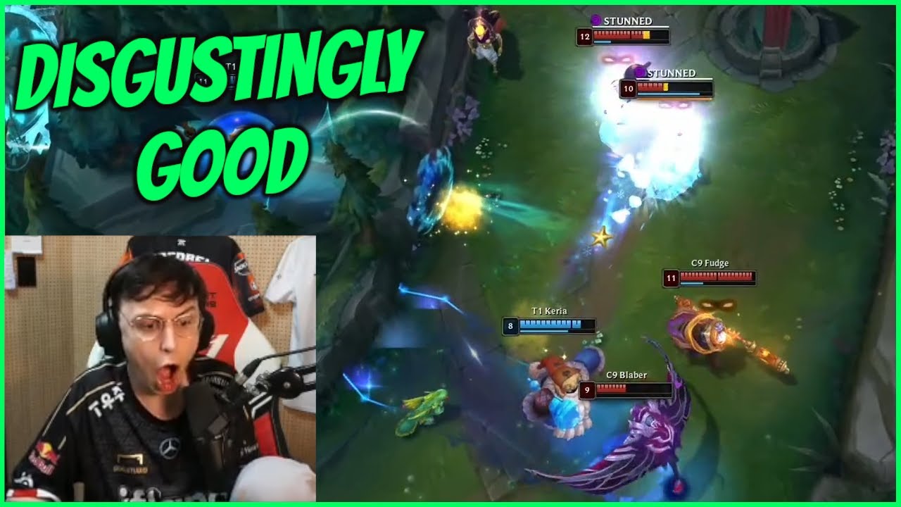 Caedrel Reacts To Keria's Pixel Perfect Reposition To Hit Bard Stun