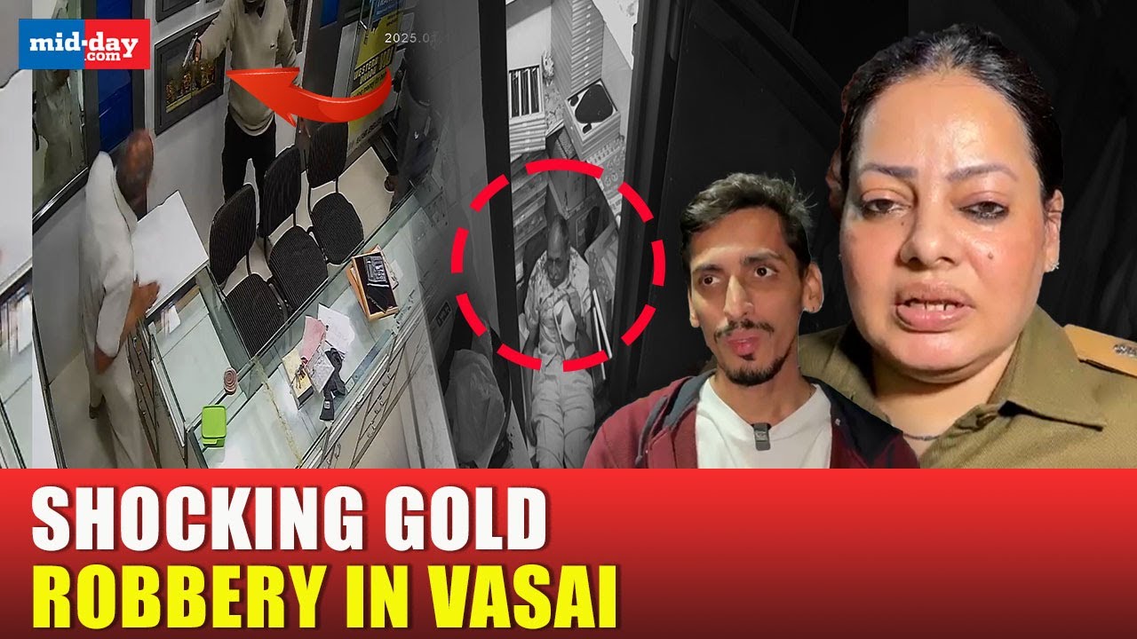 Vasai Gold Robbery: Thieves loot 50 tolas of Gold worth Rs. 40 Lakh from a jewellery shop