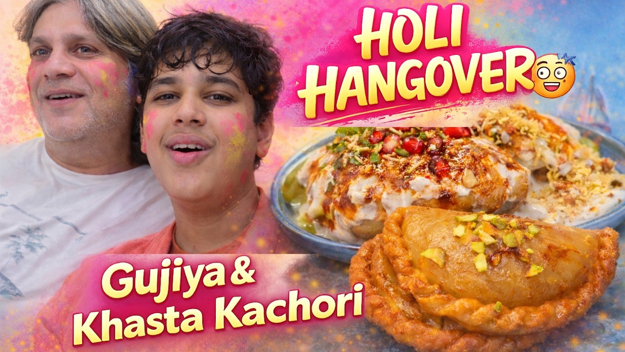 Holi Hangover With Gujiya And Khasta Kachori
