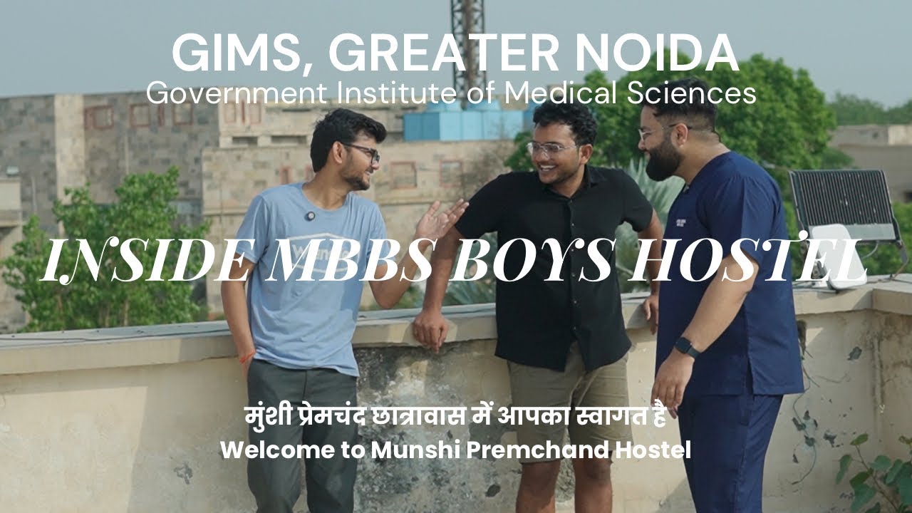 Inside a Government MBBS Boys Hostel | GIMS Boys Hostel Tour | GIMS Greater Noida | Ayush Joshi