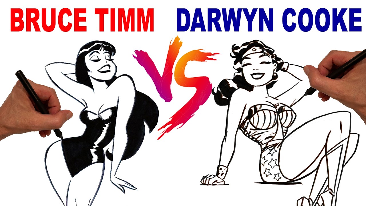 How to Draw like BRUCE TIMM and.. DARWYN COOK