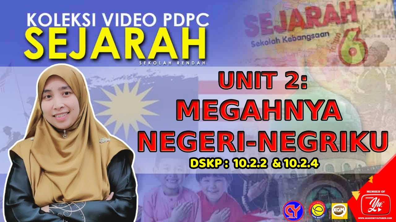 DSKP:10.2.2 &10.2.4 || SEJARAH TAHUN 6 UNIT 2: MEGAHNYA NEGERI-NEGERIKU
