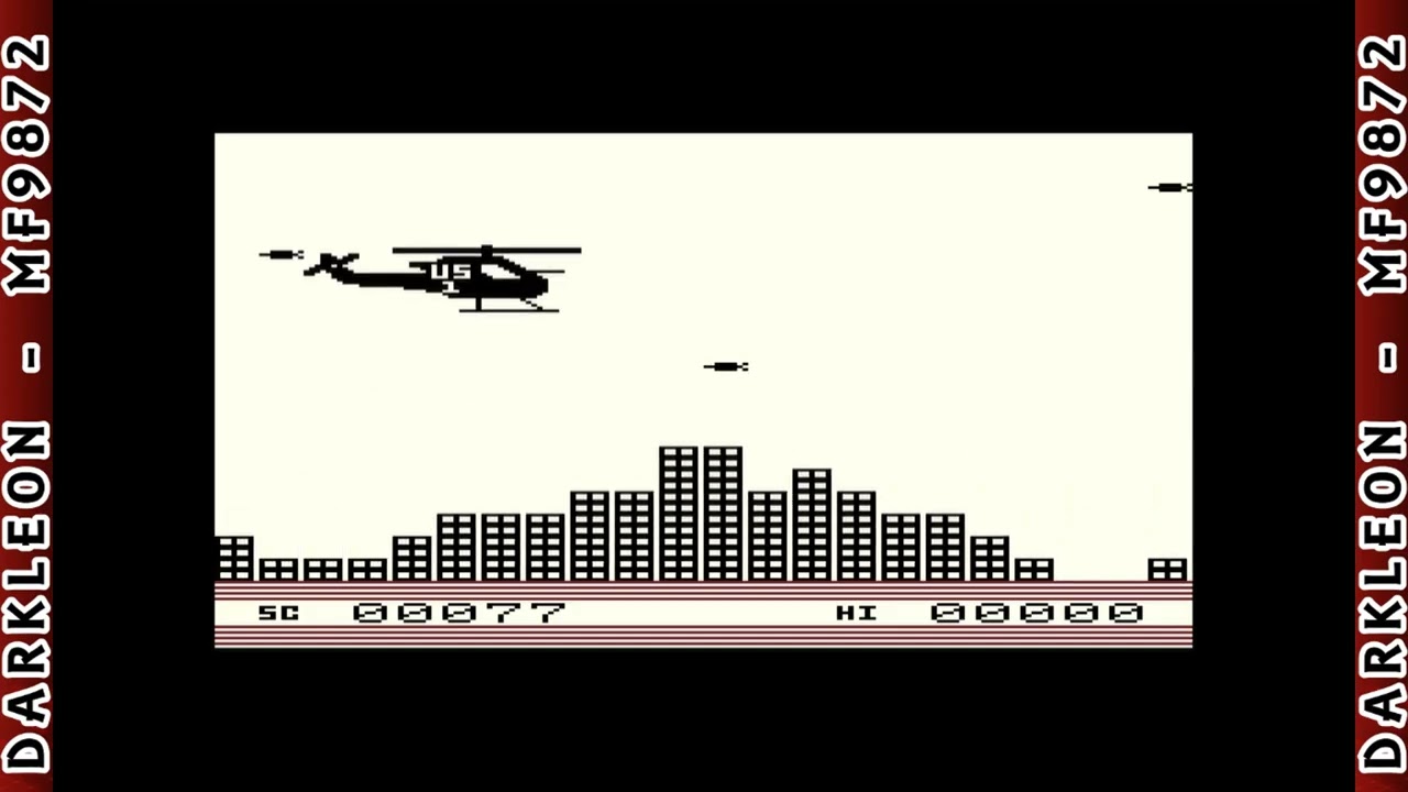 Chopper Run - [ 1985 - Vic-20 - Gameplay ]