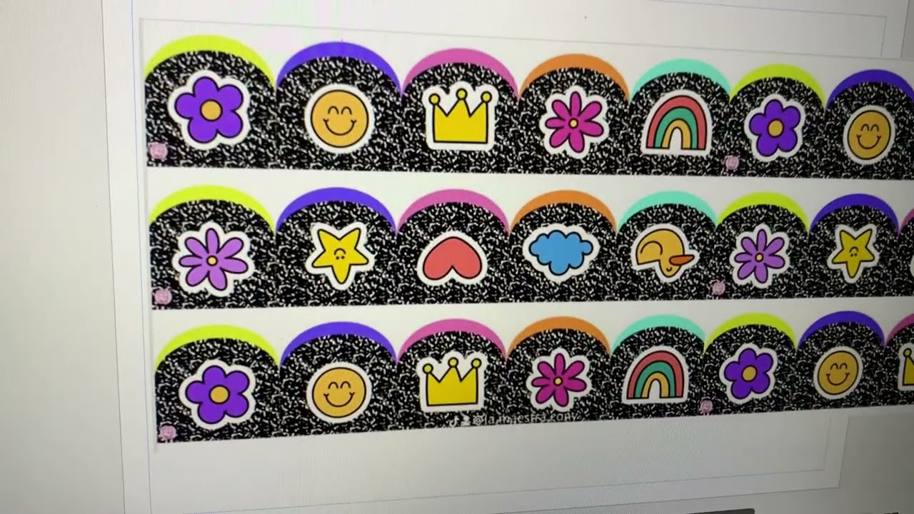 How to make and print classroom borders 