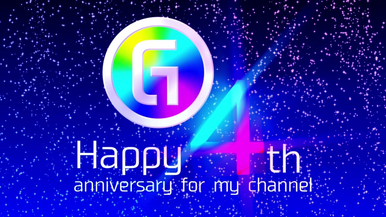 Happy 4th anniversary to my channel 