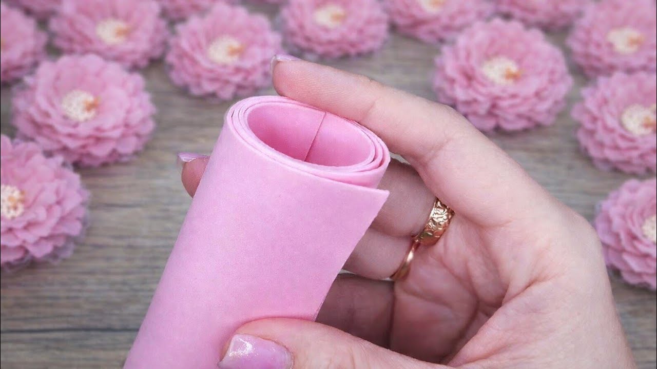 ПРОСТО! Цветочки из фоамирана для повязки на голову | DIY аксессуар
