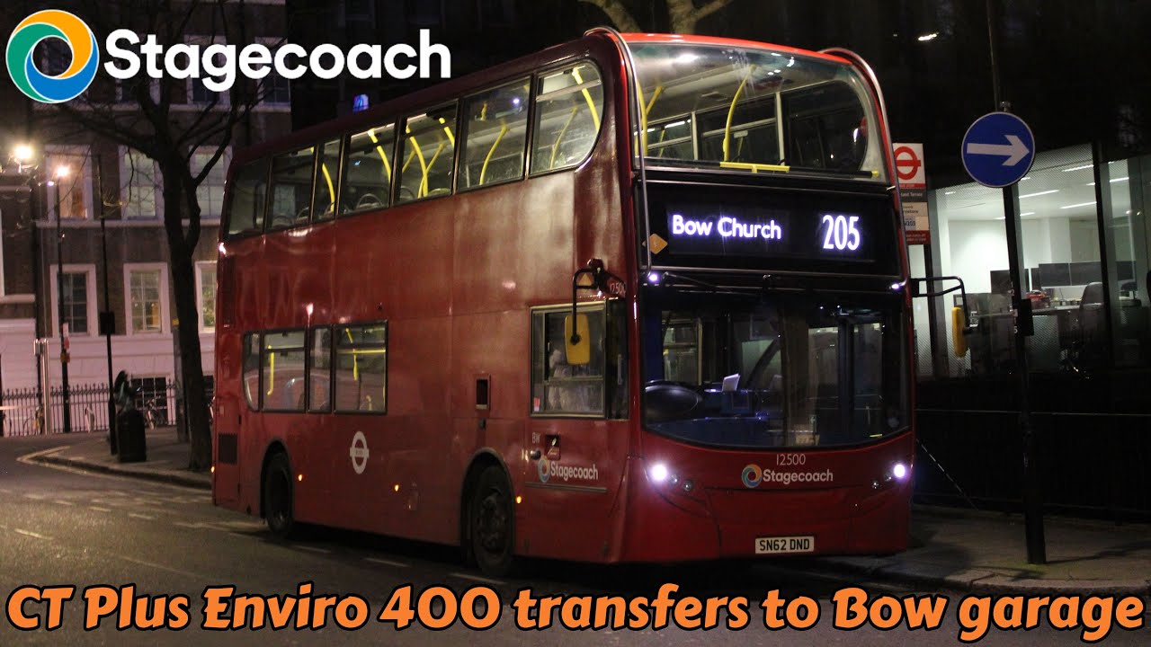 *TRANSFER* Bus Journey On 205 | Stagecoach Alexander Dennis Enviro 400 Hybrid (SN62DND, 12500)