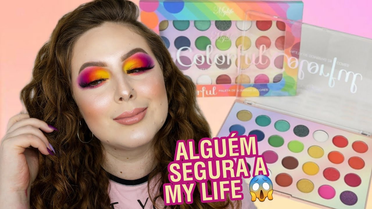 TESTEI LANÇAMENTO DA MY LIFE: PALETA COLORFUL