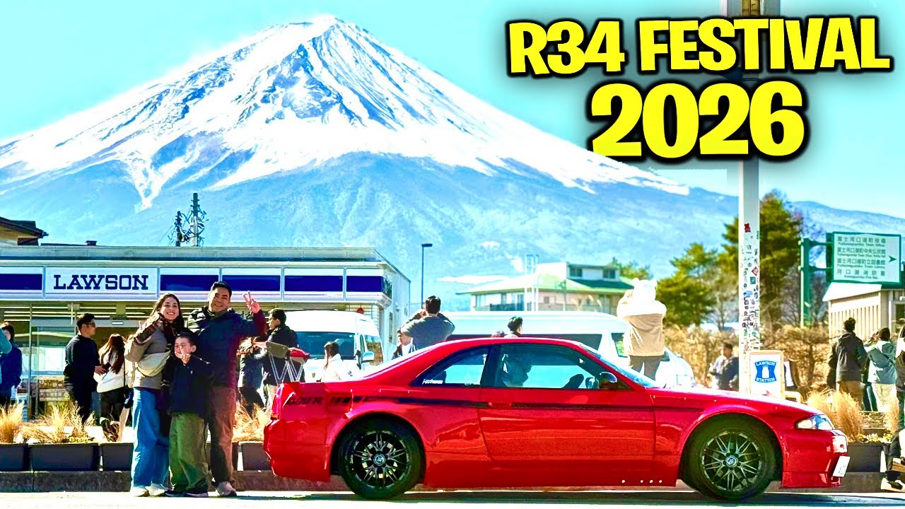 Paramos no Lawson mais famoso do Japão & R34 festival 2026!!!
