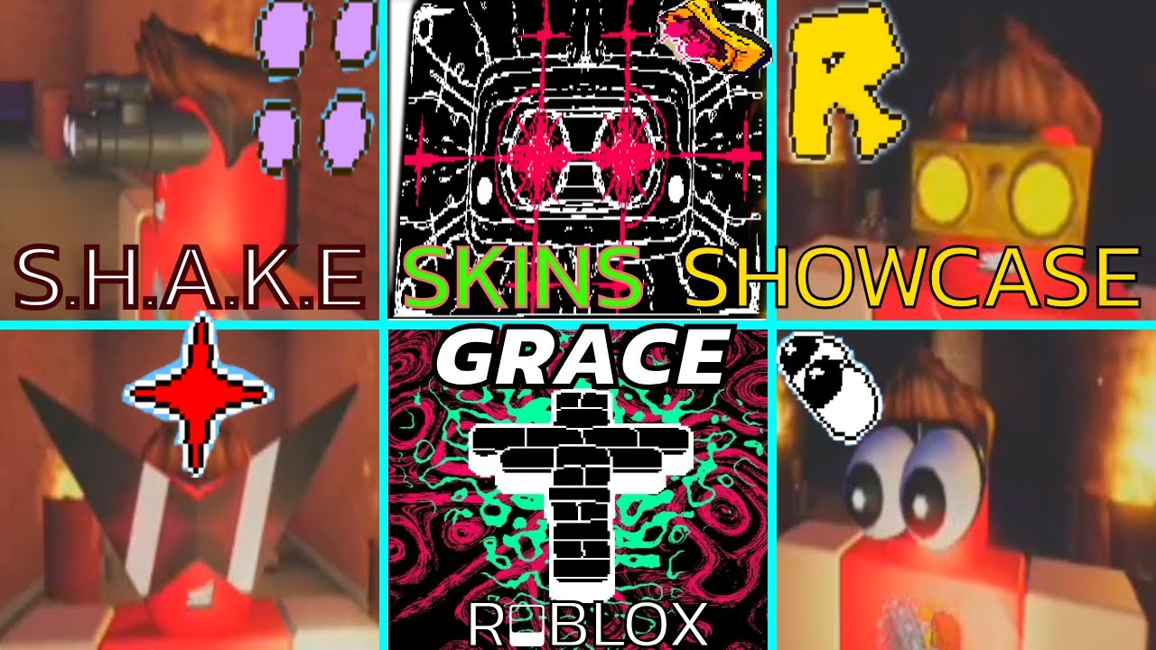 GRACE S.H.A.K.E (Night Vision) All SKINS Showcase [SPREAD THE LOVE UPDATE] | Roblox