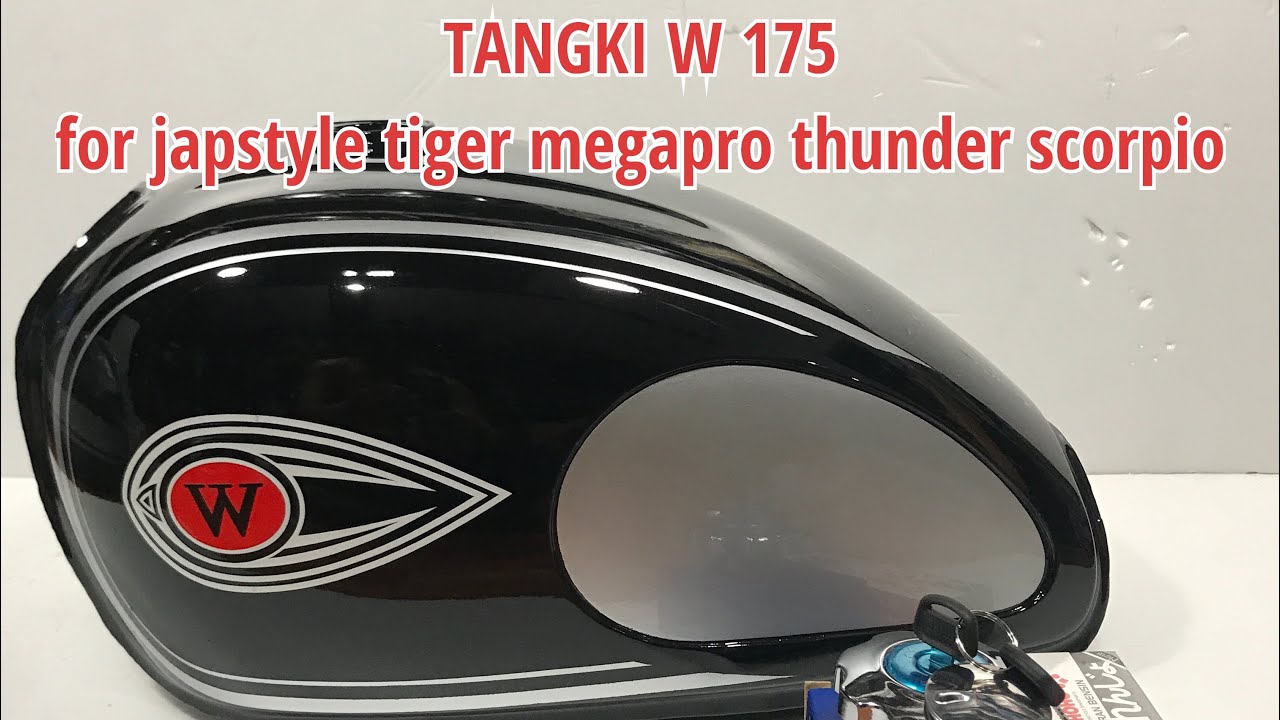 Tangki W 175 for japstyle tiger megapro thunder scorpio #w175 #japstyle