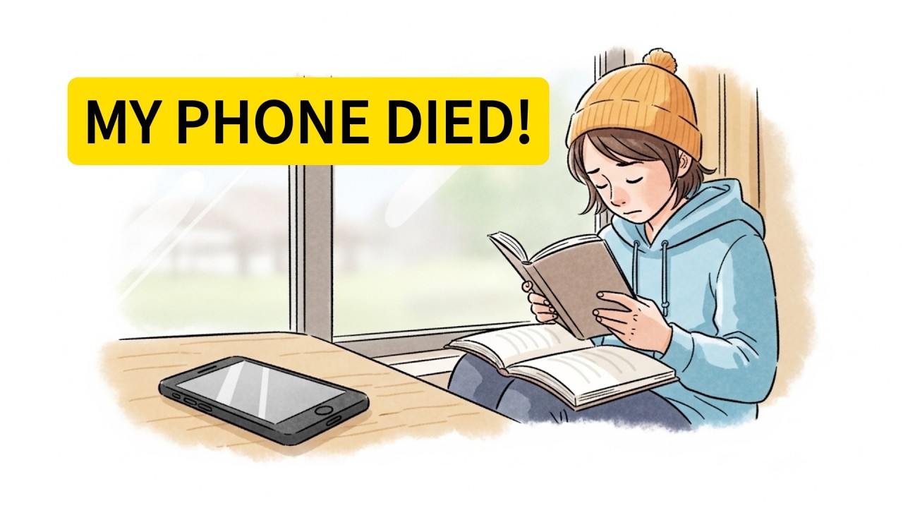 Look Up! A Day Without My Phone | Learn English Through Story (Level A1-A2)