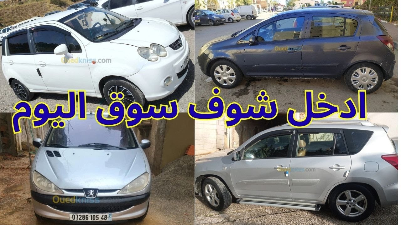 اسعار السيارات يوم من سوق واد كنيس 58 ولاية