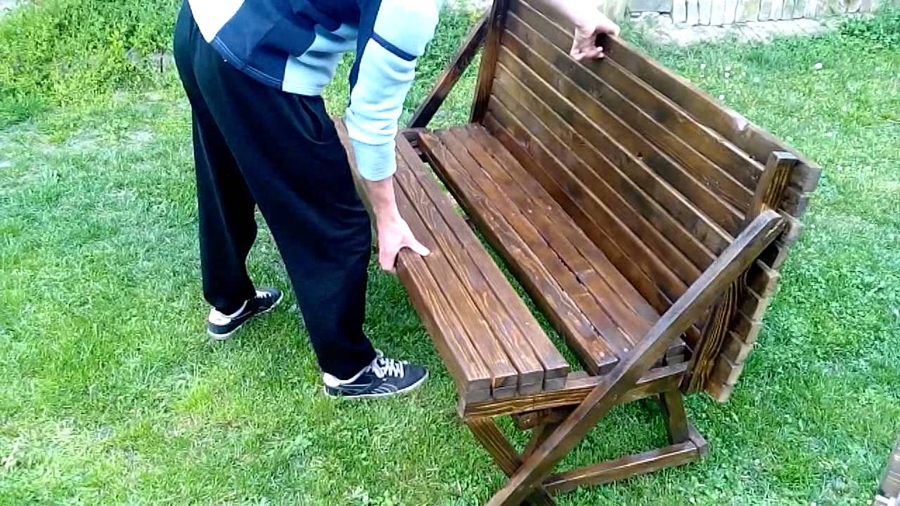 Klupa - Piknik sto - rasklopiva