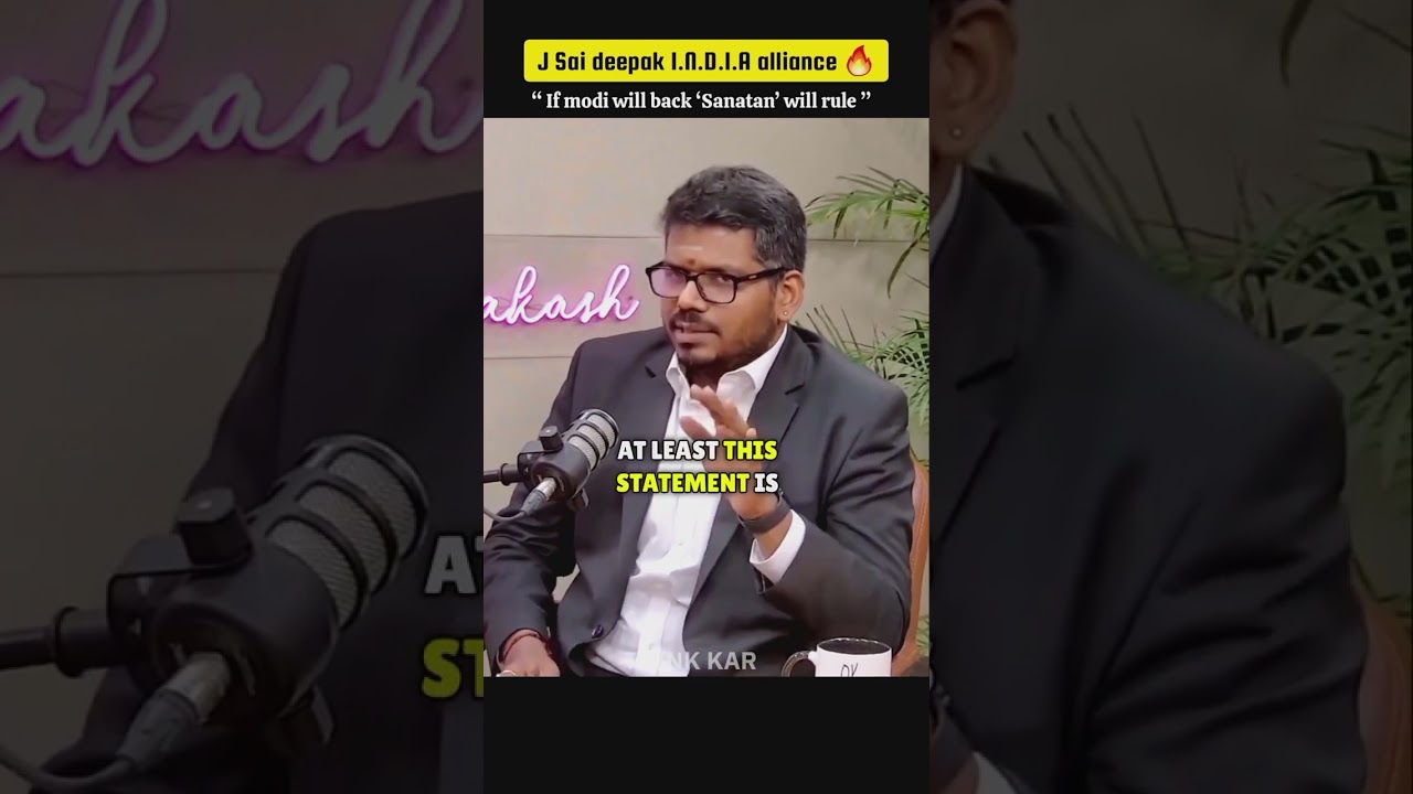J Sai deepak 🔥 on Stalin's statement #shorts #podcast #ani