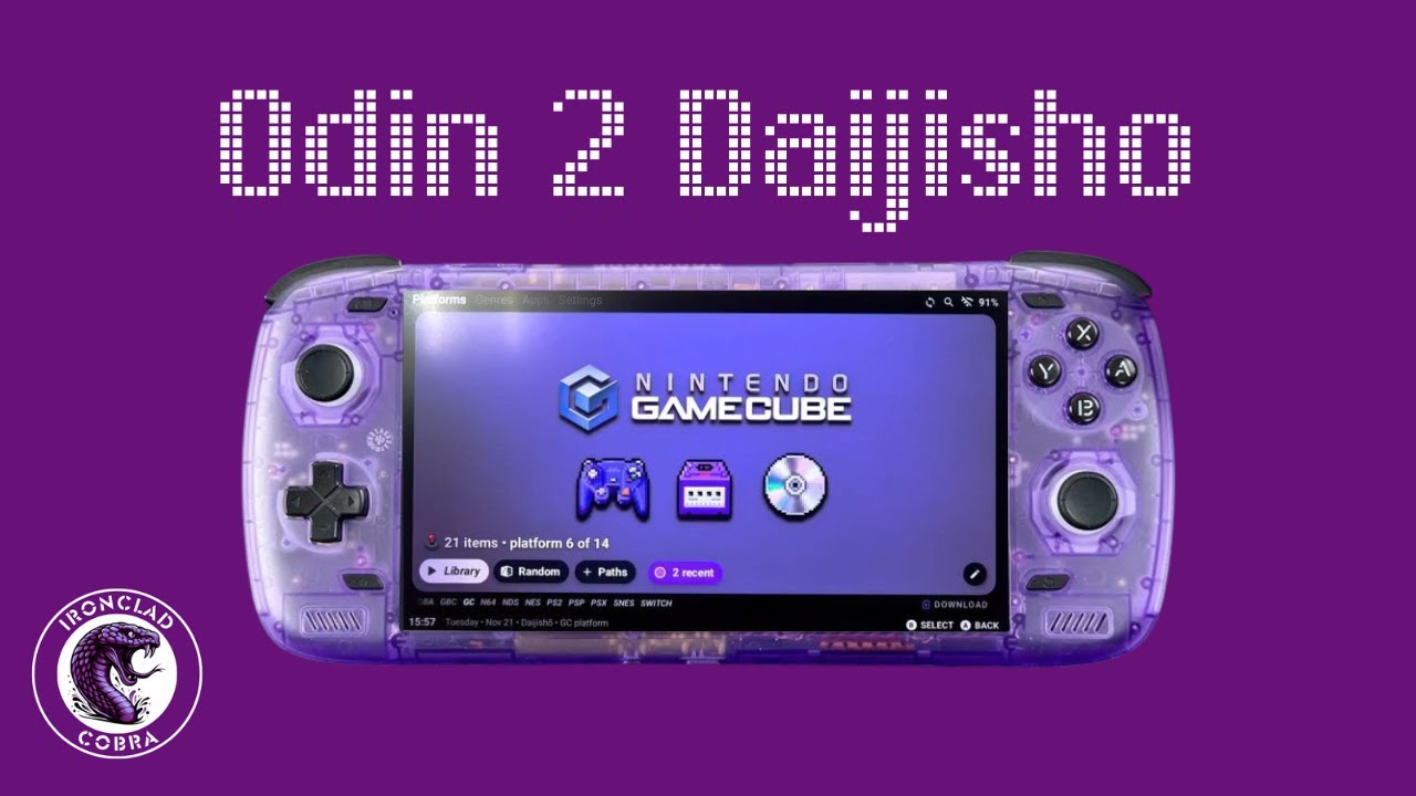 AYN Odin 2 Daijisho Quick Set Up Guide