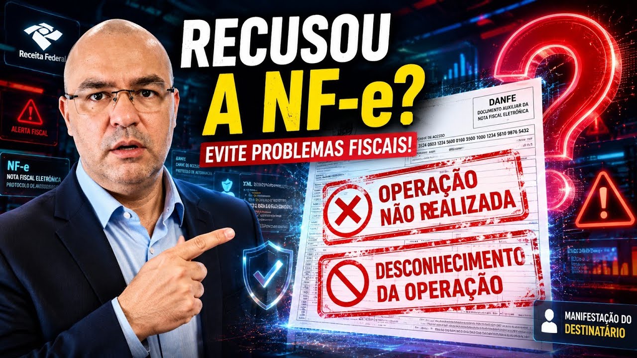 Recusa de NFe - Operação Não Realizada x Desconhecimento da Operação