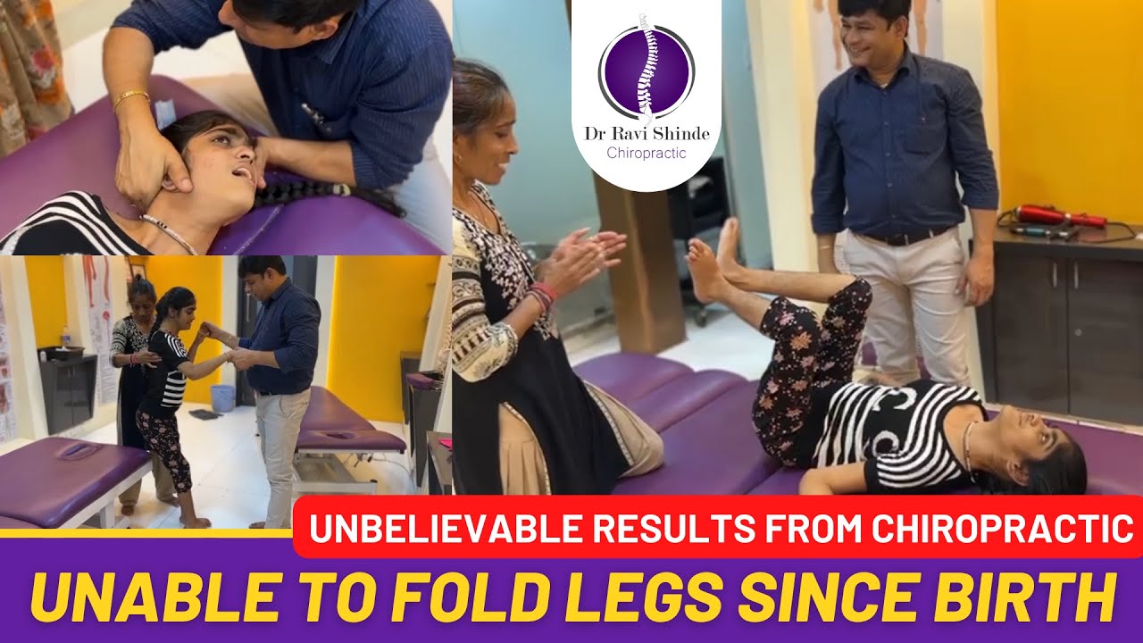 Severe Pain in Legs, Unable to fold legs and Can’t Walk!! Dr Ravi Shinde Chiropractic treats her