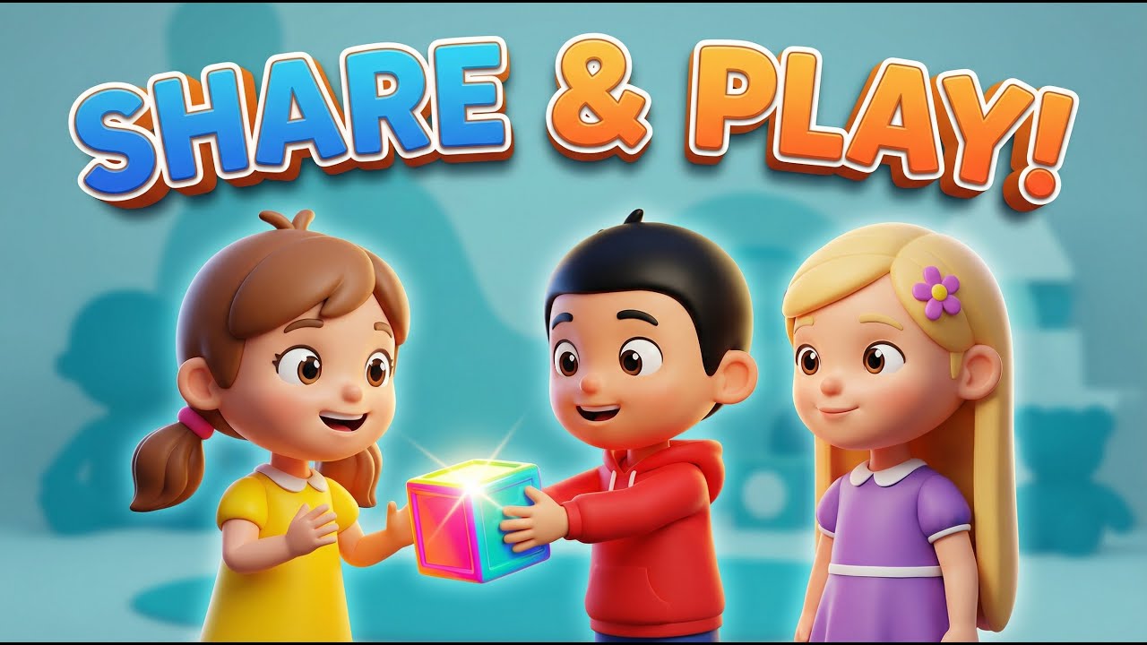 The Sharing Song | Learn to Say Sorry & Share Toys | Kids Behavior Song