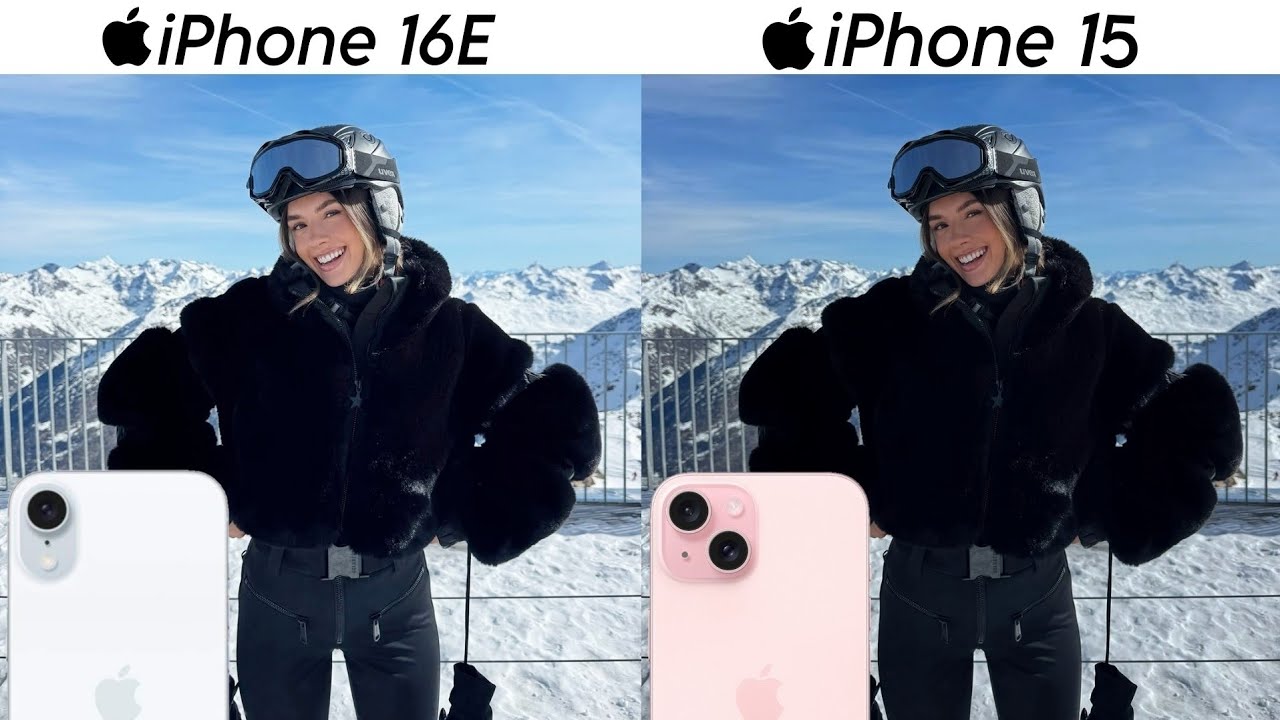 iPhone 16E vs iPhone 15 camera test comparison
