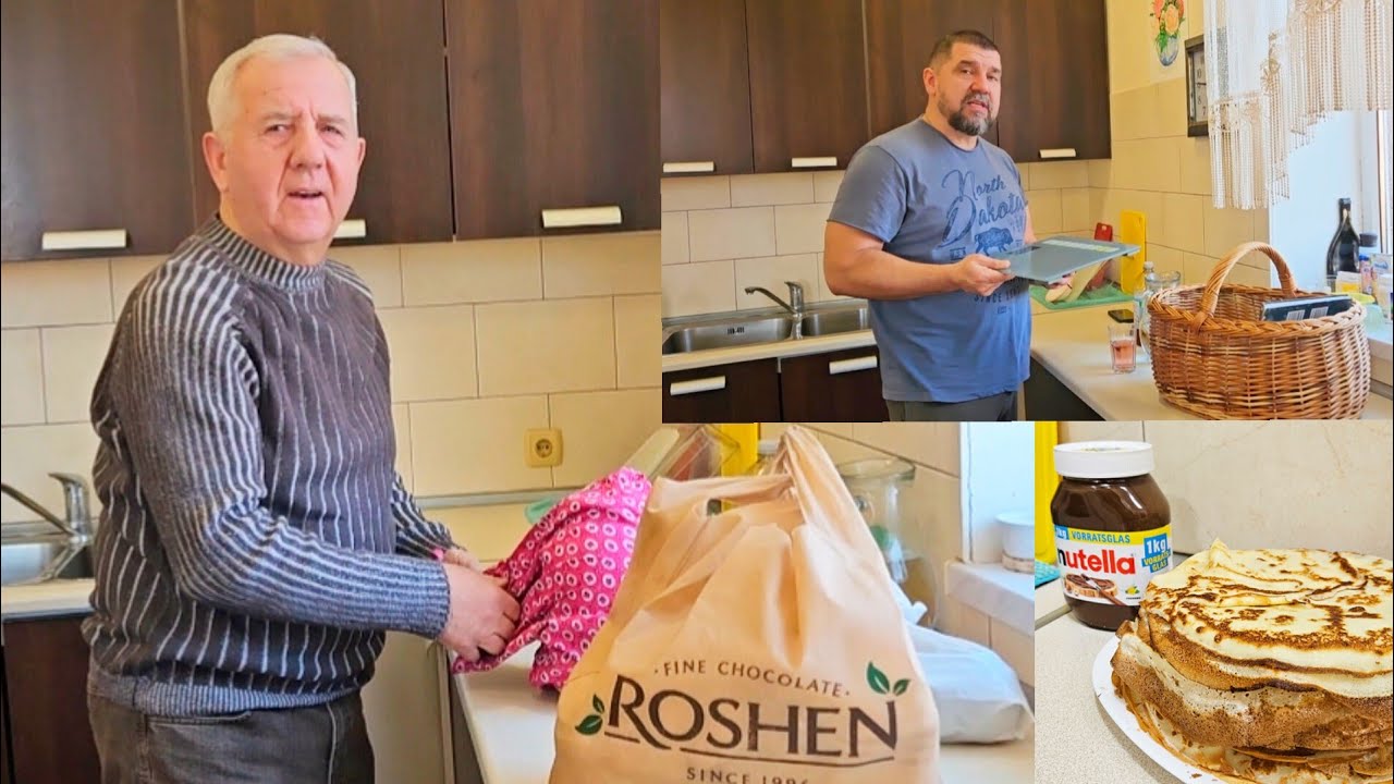 Гостинцы от бабушек 🥰🥰🥰 Сад просыпается. Блины на ночь 😉