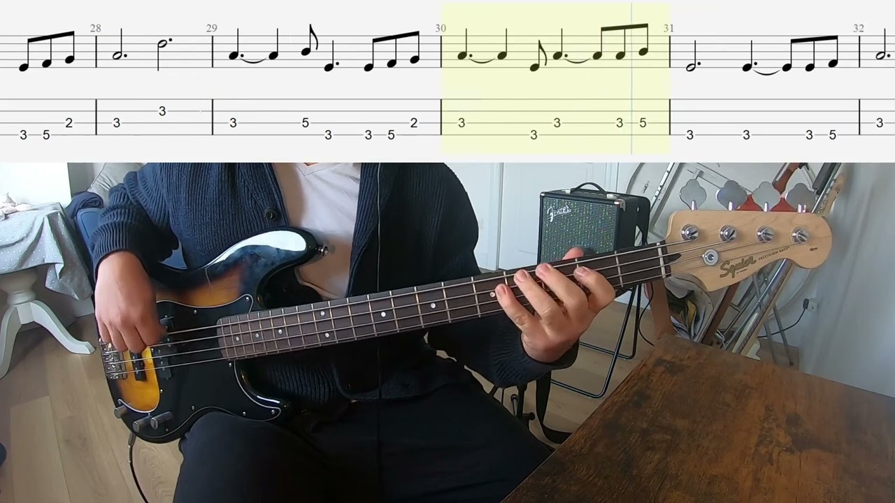 Sam Cooke - Bring It On Home To Me - Bass Cover + Tabs