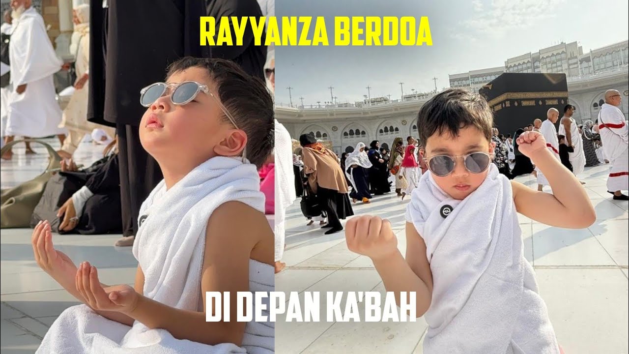 RAYYANZA BERDOA DI DEPAN KA'BAH