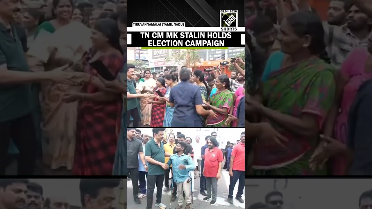 TN CM & DMK Chief M K Stalin holds election campaign in Tiruvannamalai ahead of assembly polls