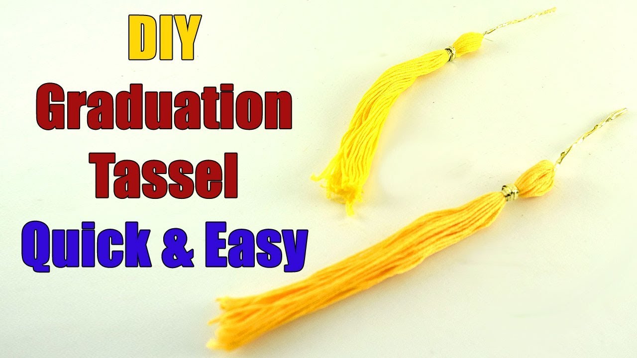 DIY Graduation Tassel (Quick and Easy)