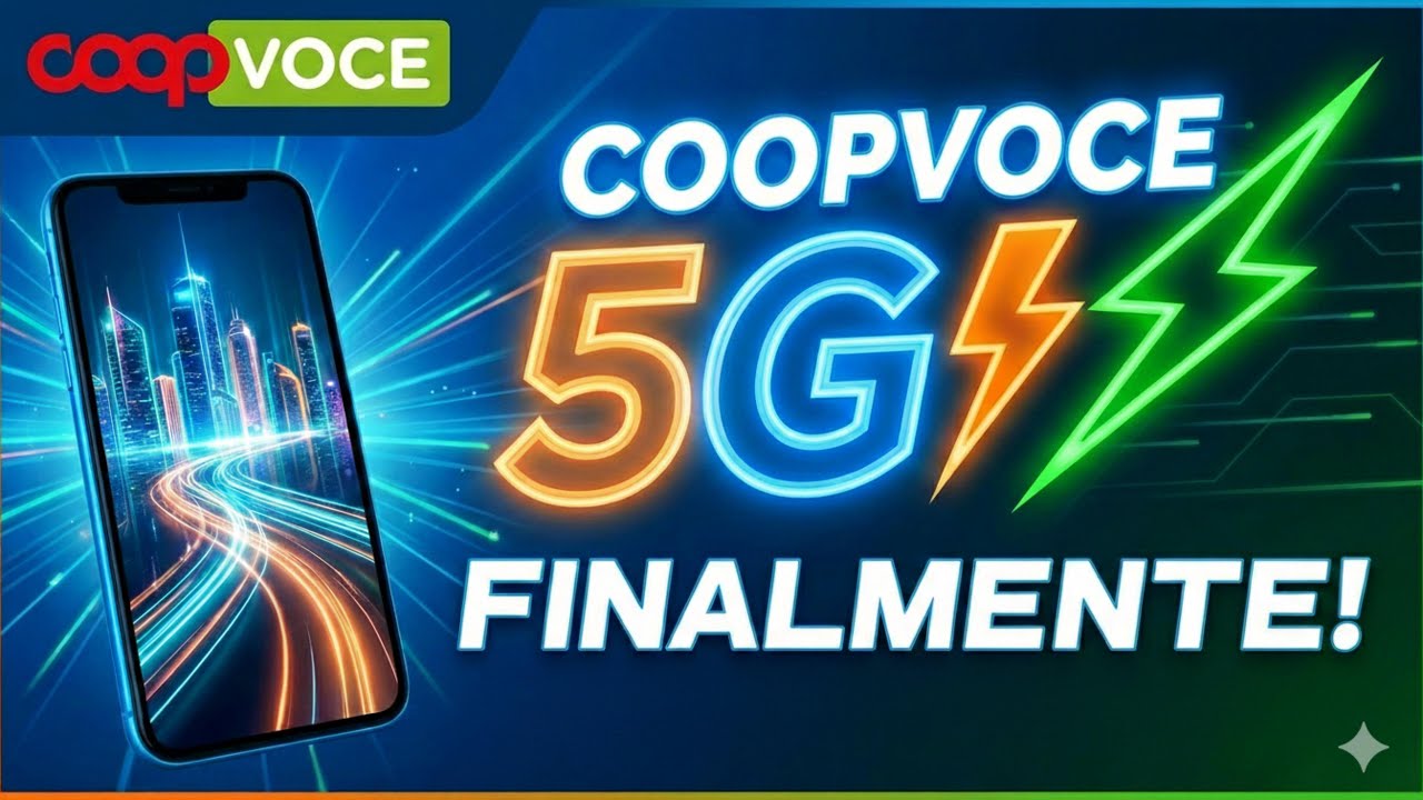 E' Arrivato il 5G 📳 di Coopvoce con 🛜200 e 400 Giga!!! Offerte MOLTO interessanti!!!