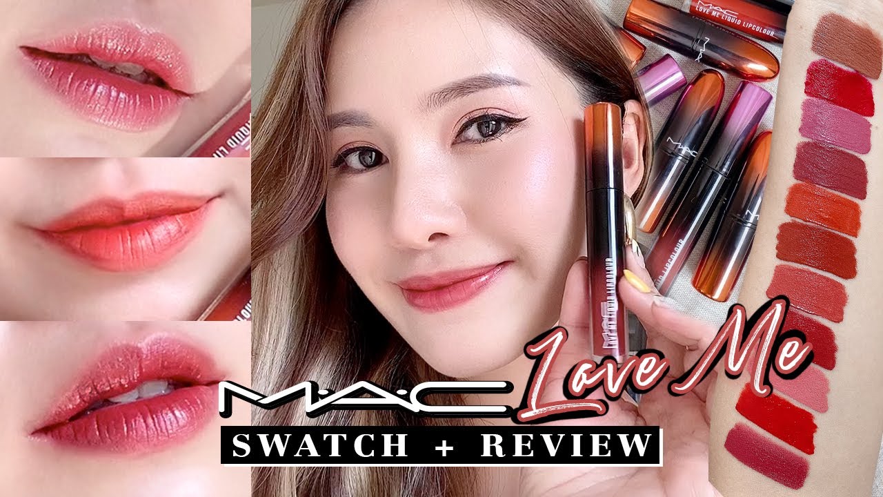 สวอช+รีวิวลิปติดทน Love Me Lip เนื้อดีสุดปัง จาก M.A.C | mininuiizz