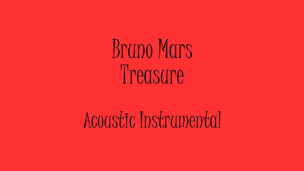 Bruno Mars - Treasure (Acoustic Instrumental) Karaoke